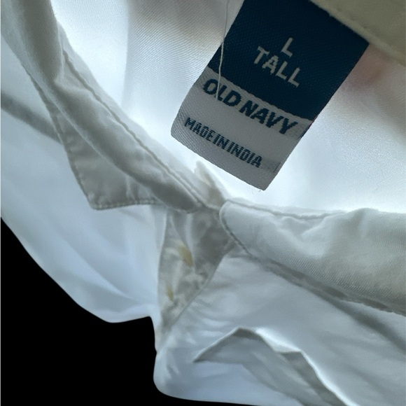 Old Navy Classic White Shirt Dress - Picture 3 of 3